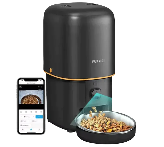 Alimentador automático Furpipi Smart Pet Feeder 4L con cámara 1080p