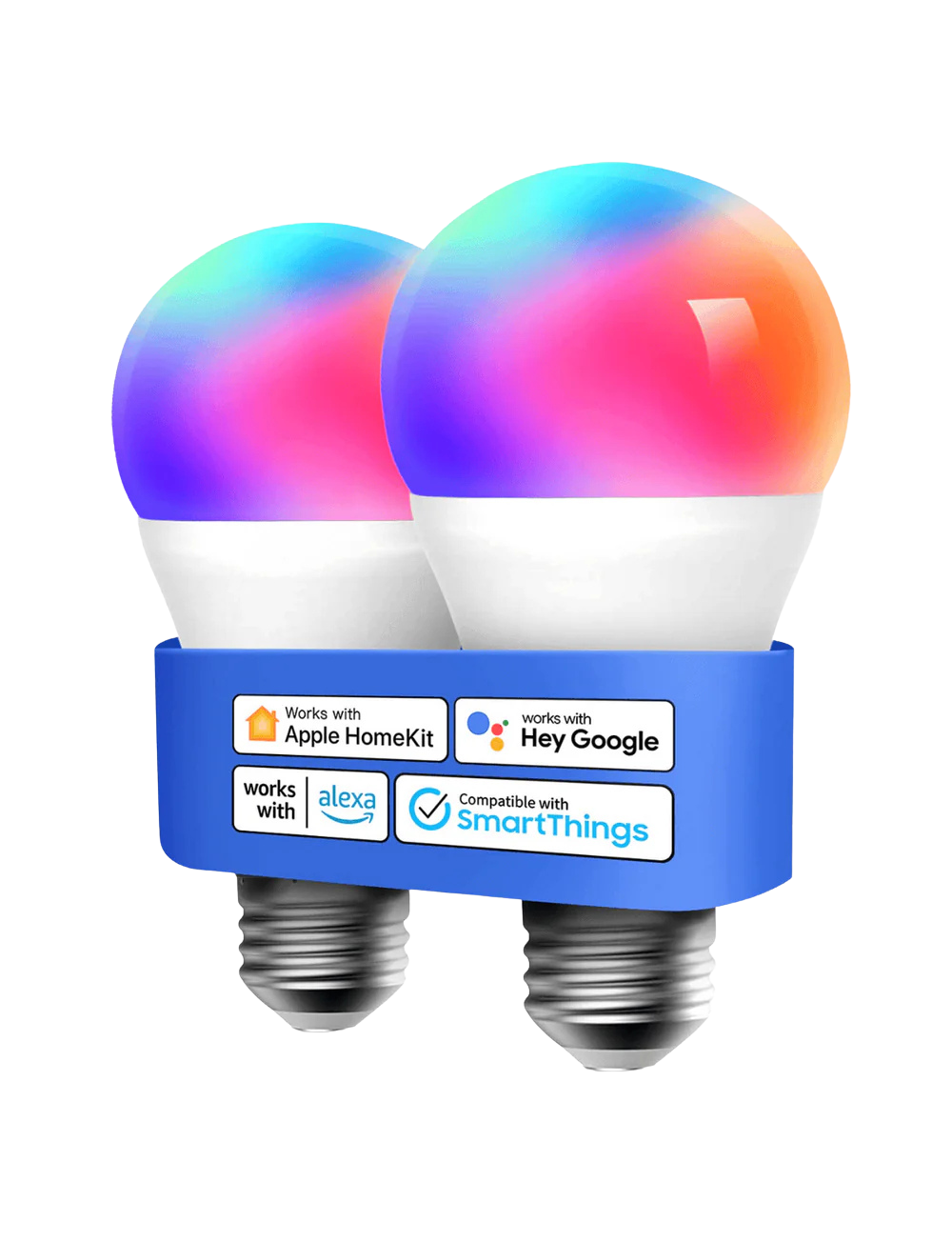 Bombilla inteligente Meross Smart Wi-Fi Bulb versión mejorada EU con RGBWW y compatibilidad con asistentes de voz