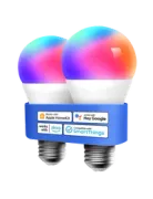 Bombilla inteligente Meross Smart Wi-Fi Bulb versión mejorada EU con RGBWW y compatibilidad con asistentes de voz