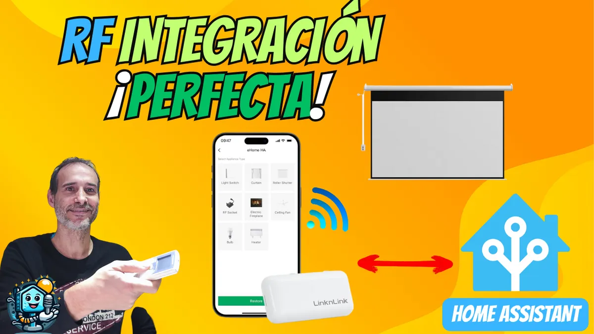 Cómo controlar dispositivos RF con LinknLink eHome y Home Assistant: Guía Completa