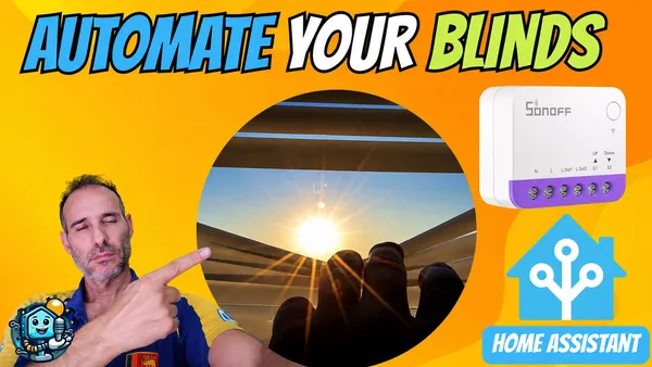 How to automate your roller blinds in 10 minutes with SONOFF MINI-RBS and Home Assistant