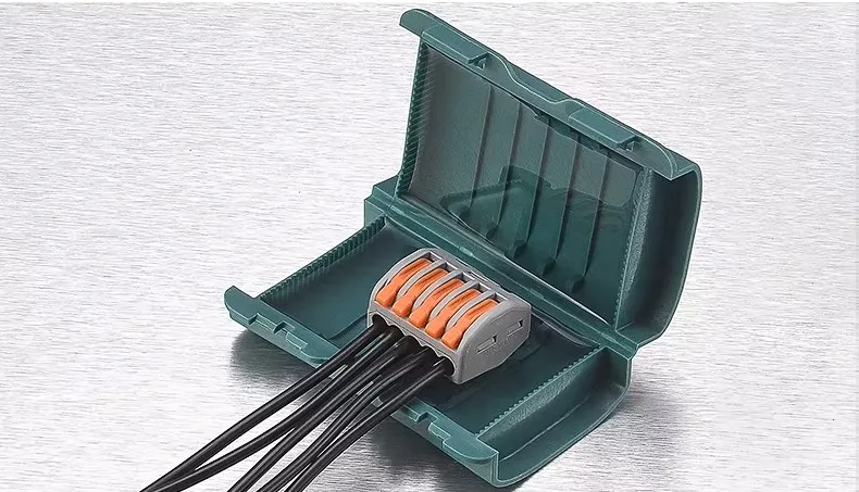 Caja de conexiones JINH IP68 con gel y conector de palanca para cables eléctricos de exterior