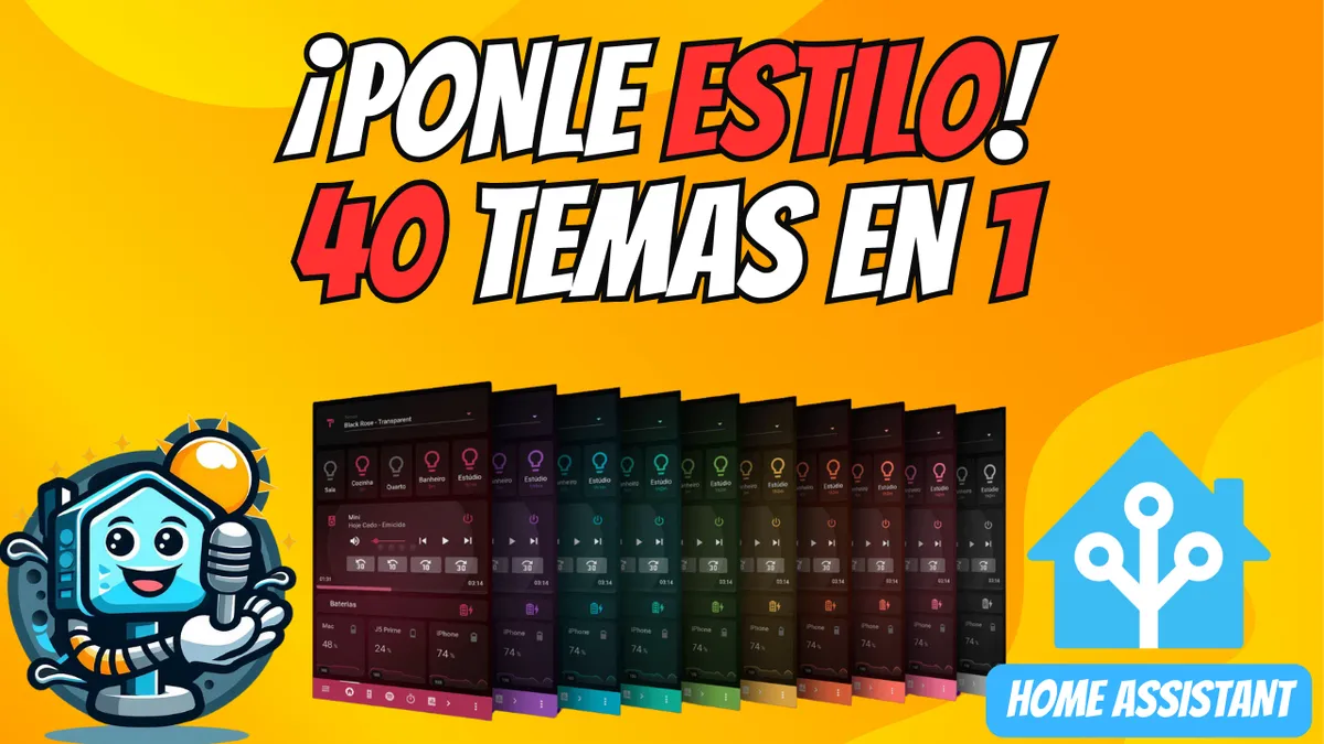 40 temas para Home Assistant
