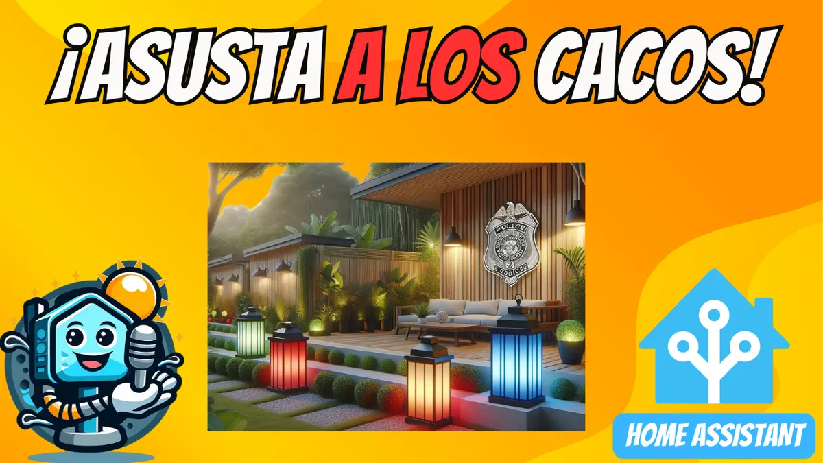 Evita los ladrones con Home Assistant, Alarma luminosa