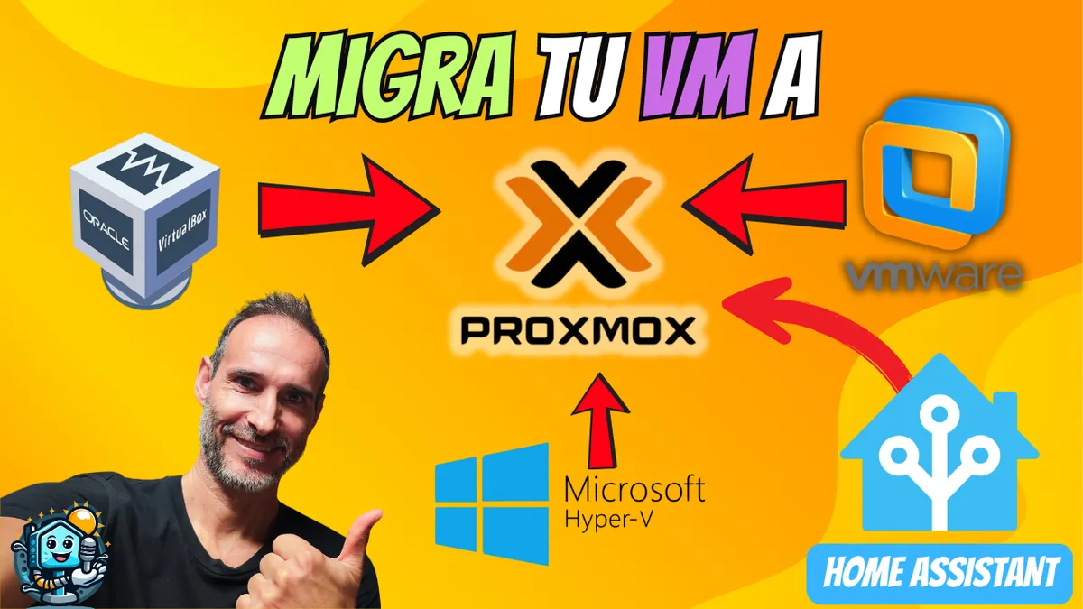 Cómo Migrar tus Máquinas Virtuales a Proxmox (VirtualBox, VMware y Home Assistant)