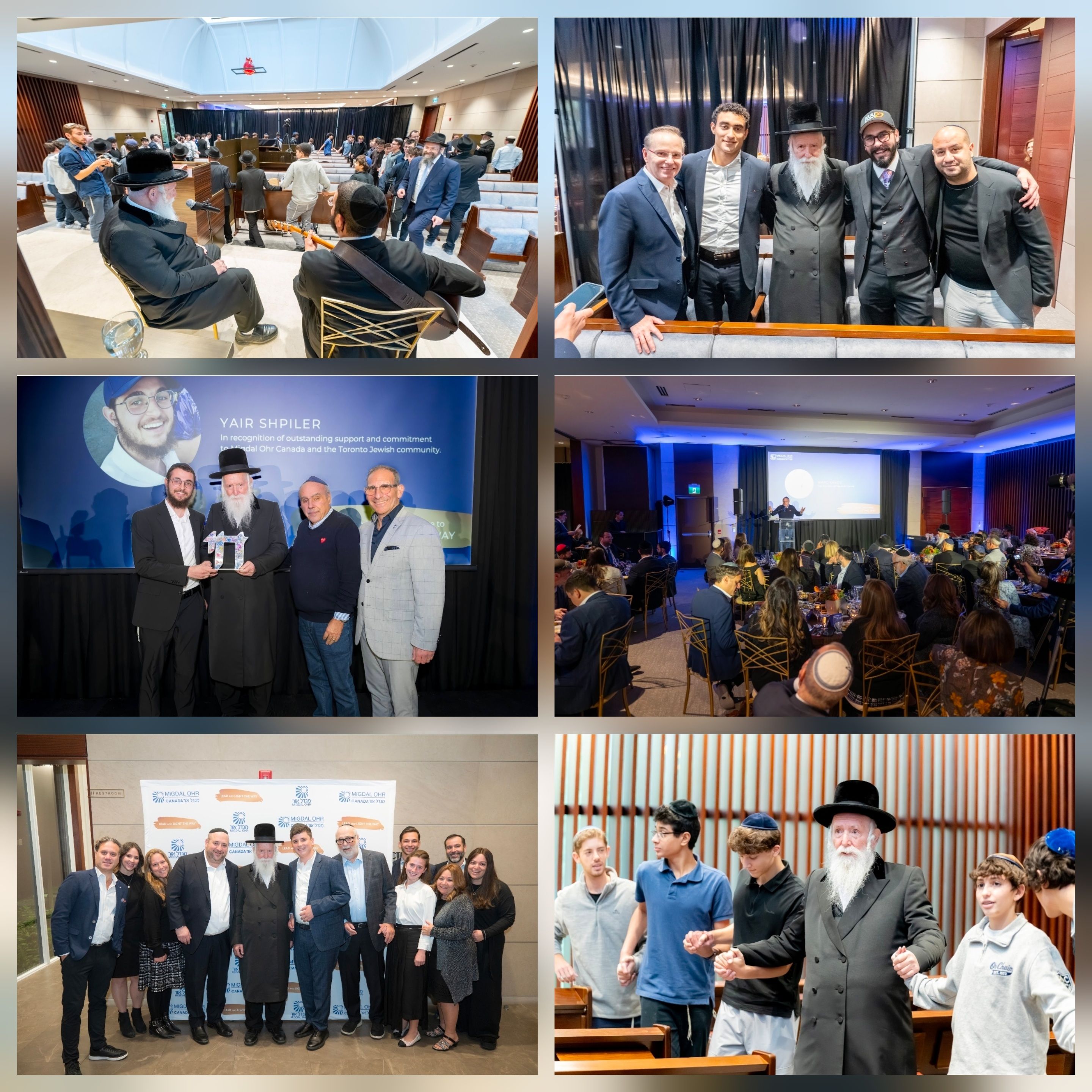 Rabbi Yitzchok Dovid Grossman Honoured at Toronto Gala Celebrating 80th Birthday and 55 Years of Leadership