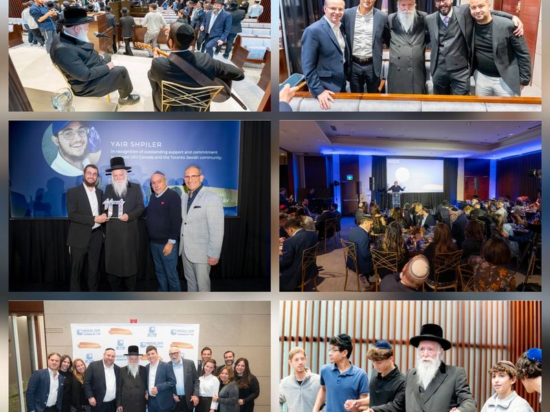 Rabbi Yitzchok Dovid Grossman Honoured at Toronto Gala Celebrating 80th Birthday and 55 Years of Leadership