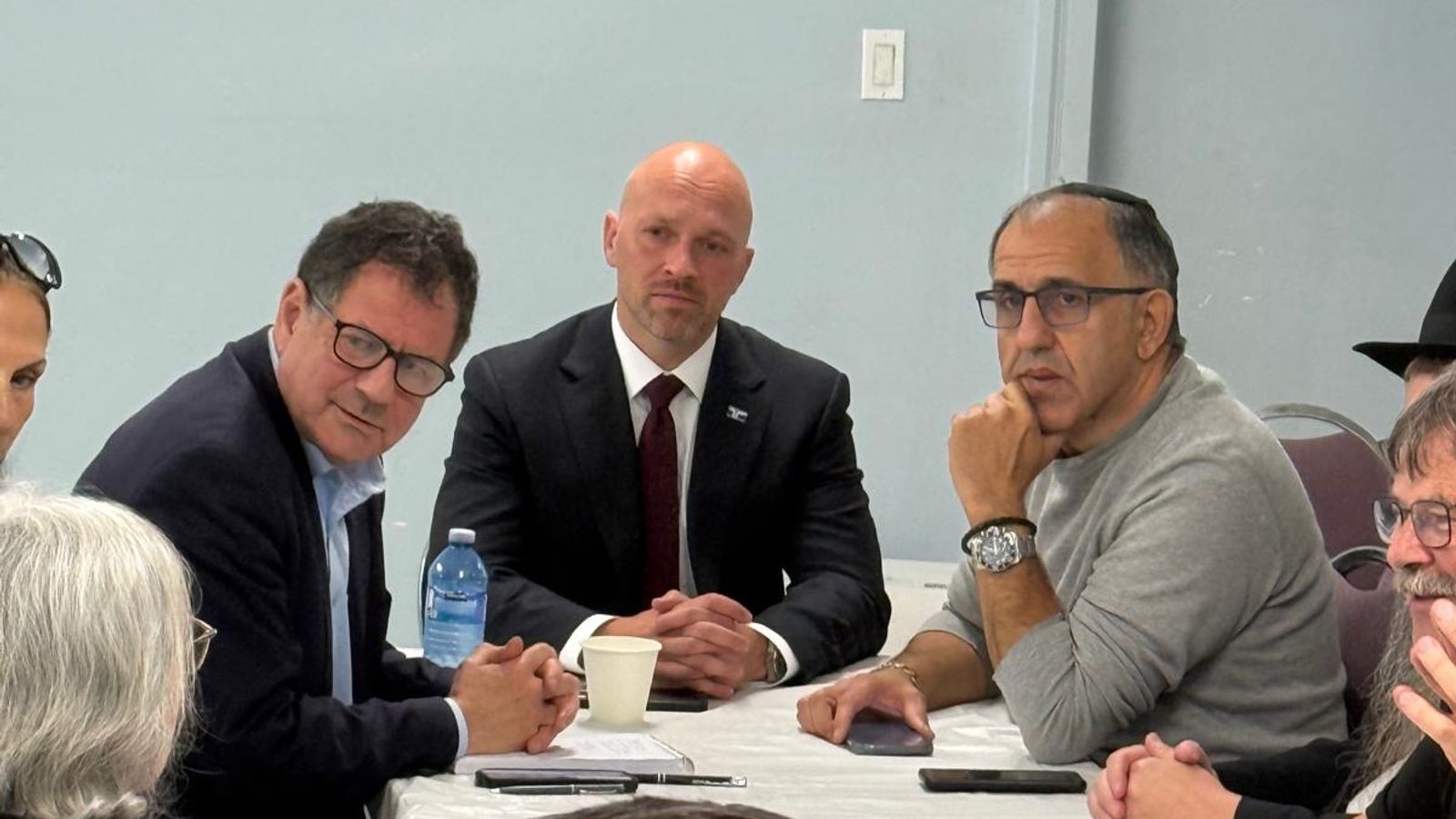 Mayoral Candidate Brad Bradford and Councillor James Pasternak meet with community leaders