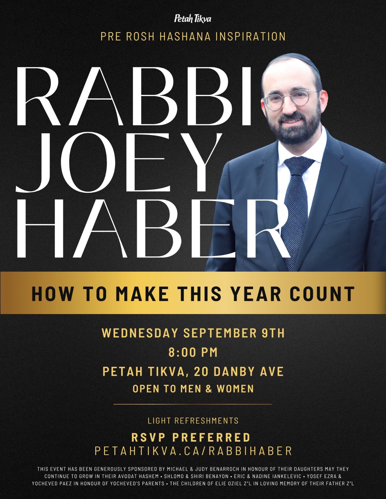 Rabbi Joey Heber: Rosh Hashana Inspiration