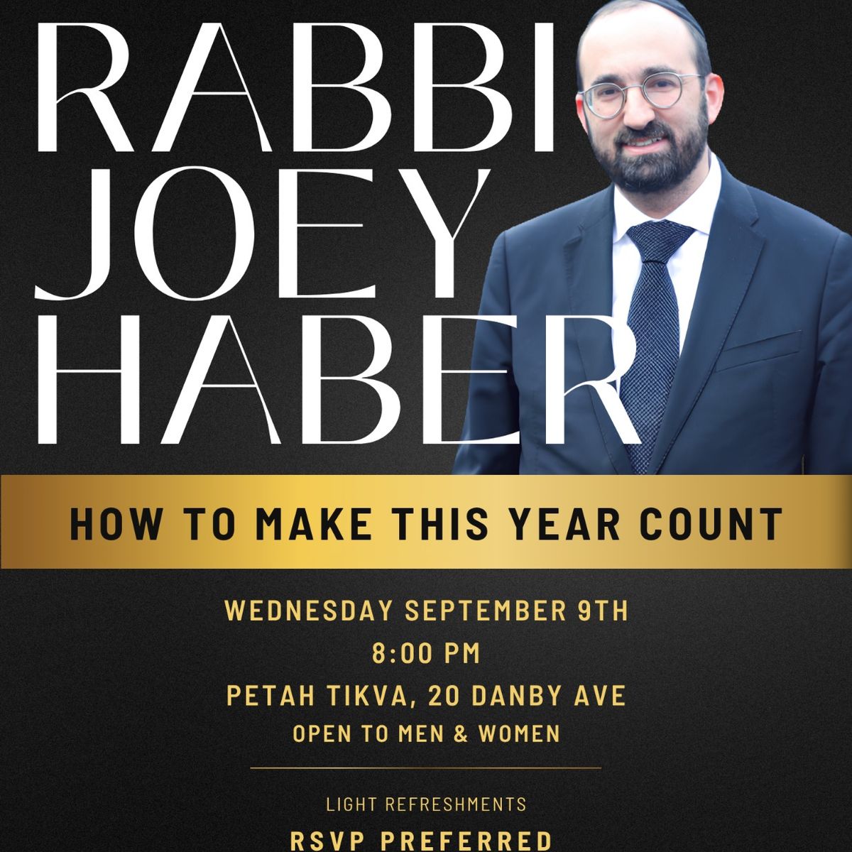 Rabbi Joey Heber: Rosh Hashana Inspiration