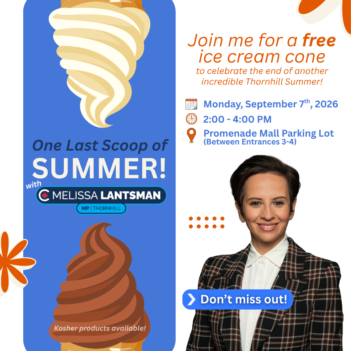 One Last Scoop of Summer! Free Ice Cream!