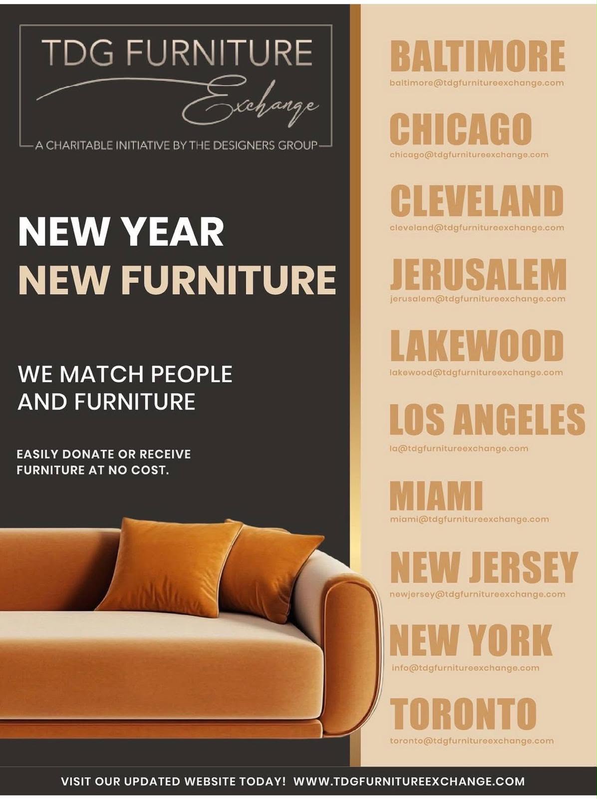 TDG FURNITURE EXCHANGE IN TORONTO