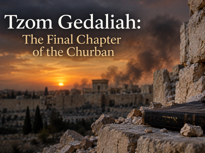 Tzom Gedaliah: The Final Chapter of the Churban