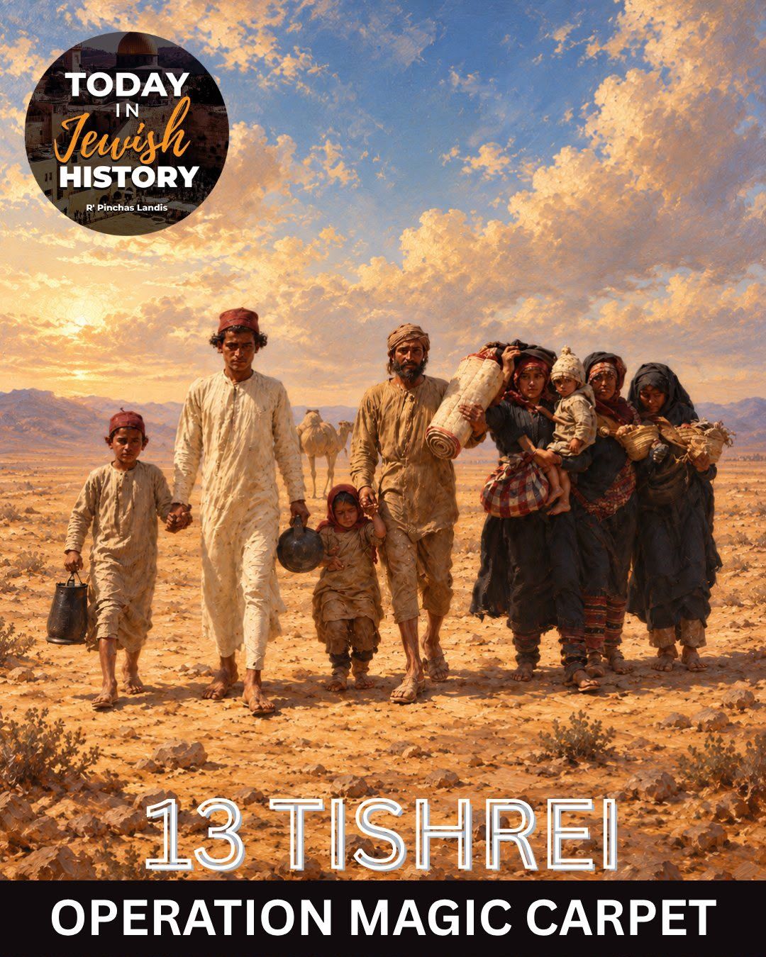 On this day in Jewish History: 13 Tishrei - Operation Magic Carpet - 1950