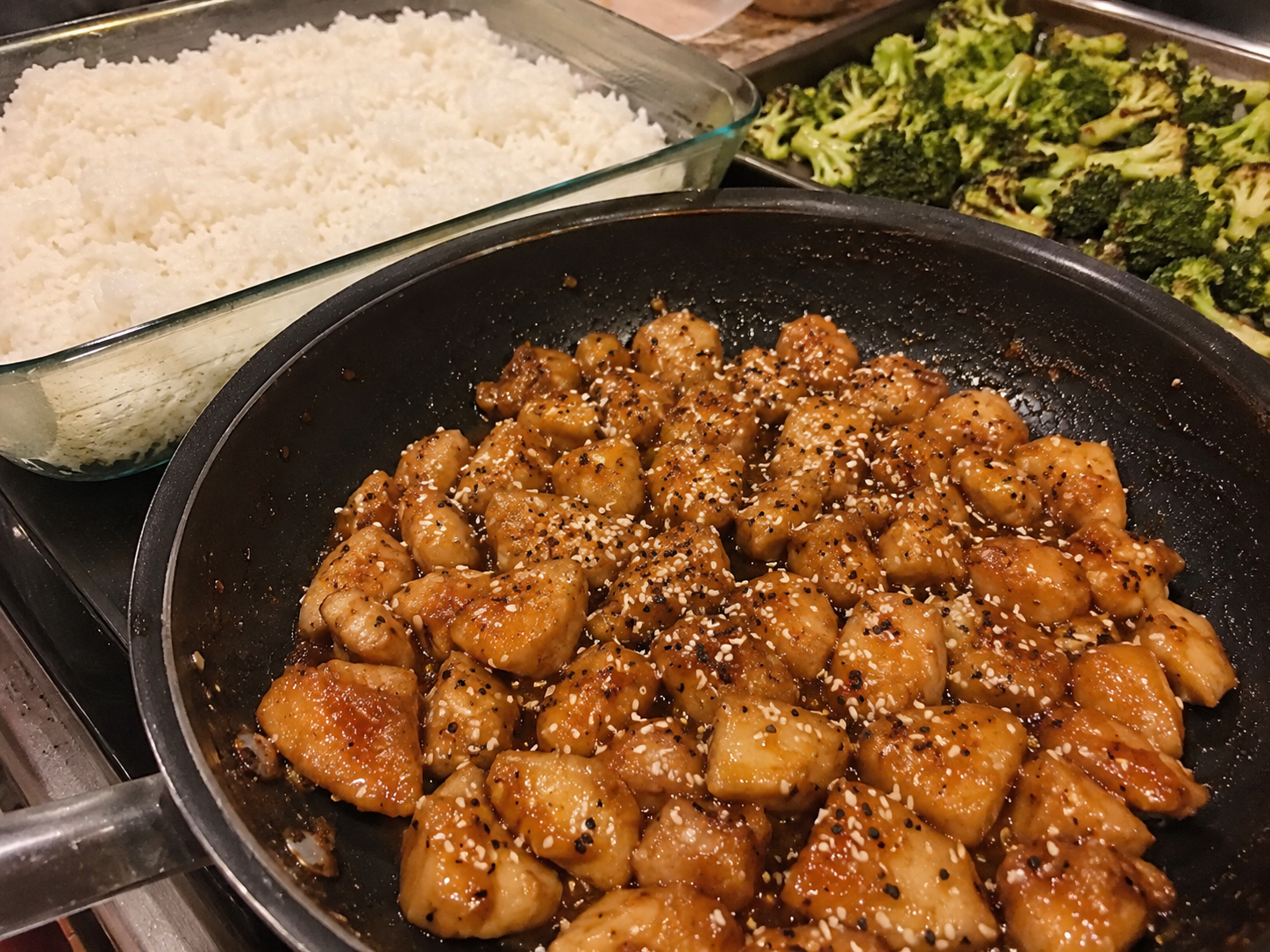 First Day Dinner: Hot Sesame Poppers