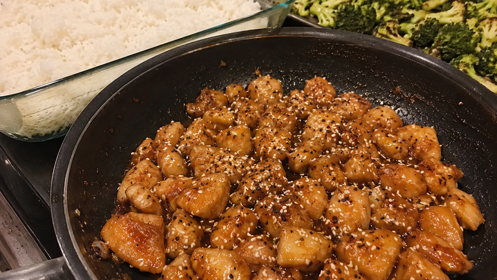 First Day Dinner: Hot Sesame Poppers