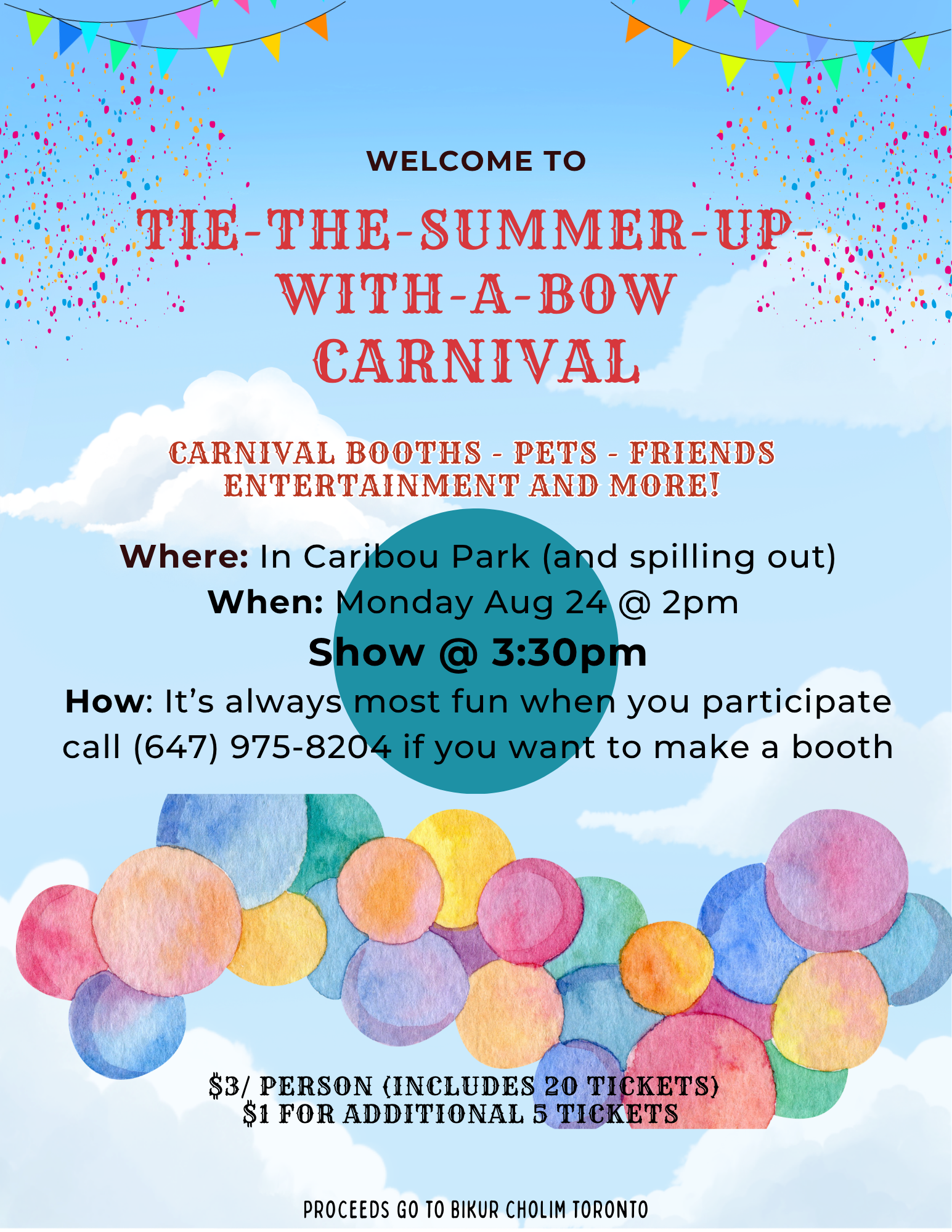 The Summer-Up with a Bow Carnival!
