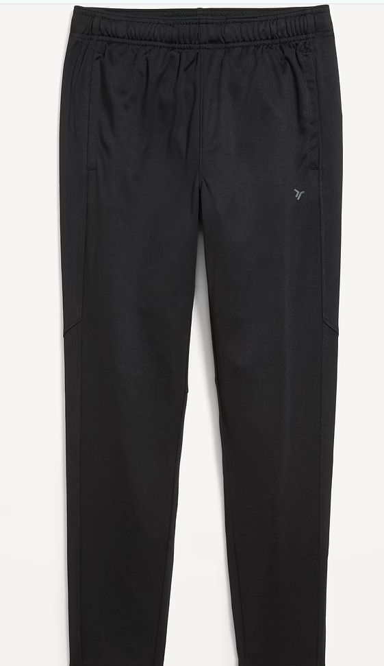 Old Navy tapered soccer pants on sale for 12.99!!