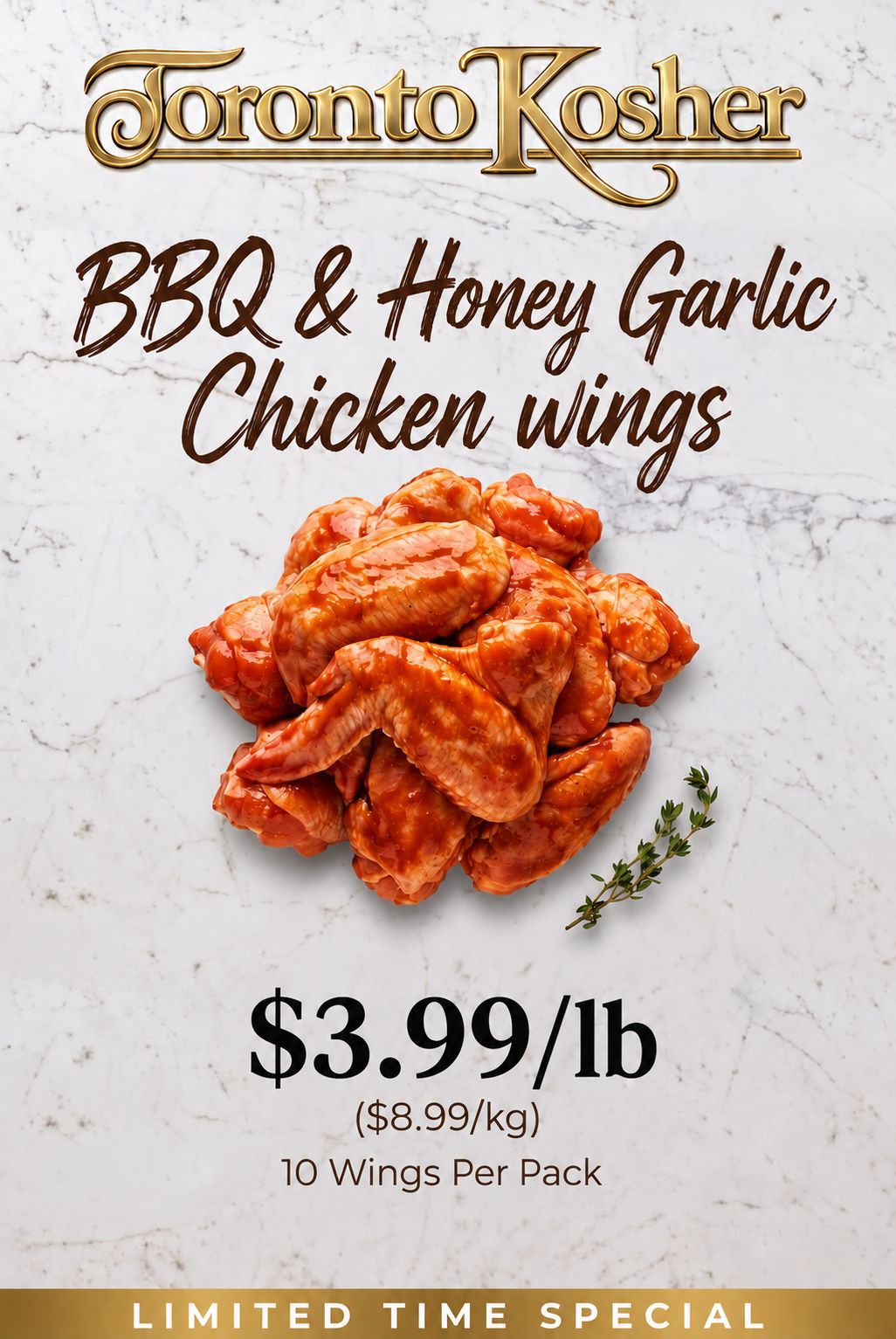 EASY DINNER TONIGHT! $3.99/lb for a limited time!