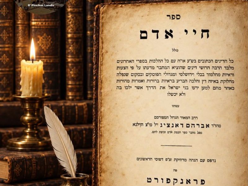 On this day in Jewish History: Chayei Adam