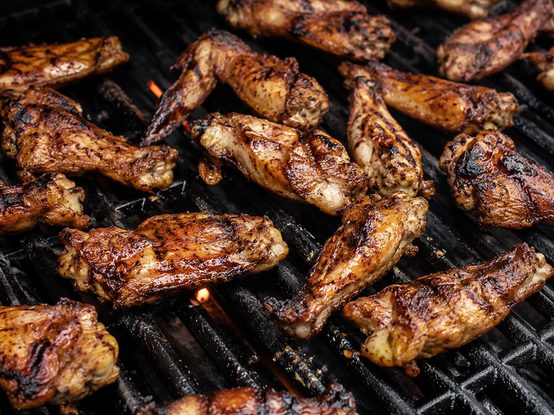 End-of-Summer Grilled Wings