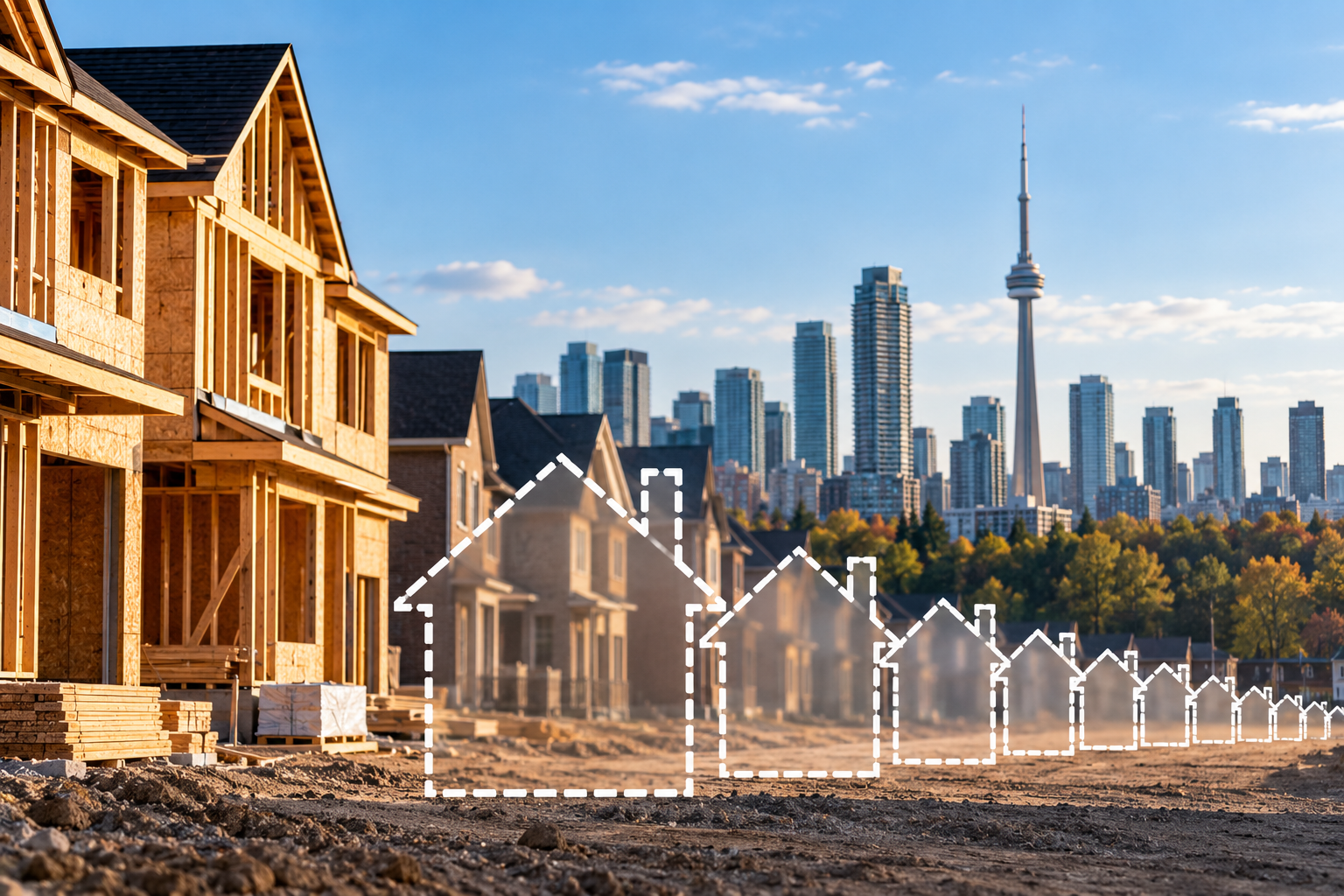 Ontario Could Fall 550,000 Homes Short of Housing Target, New Report Warns
