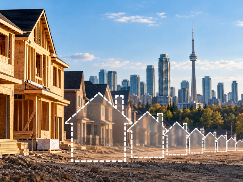 Ontario Could Fall 550,000 Homes Short of Housing Target, New Report Warns