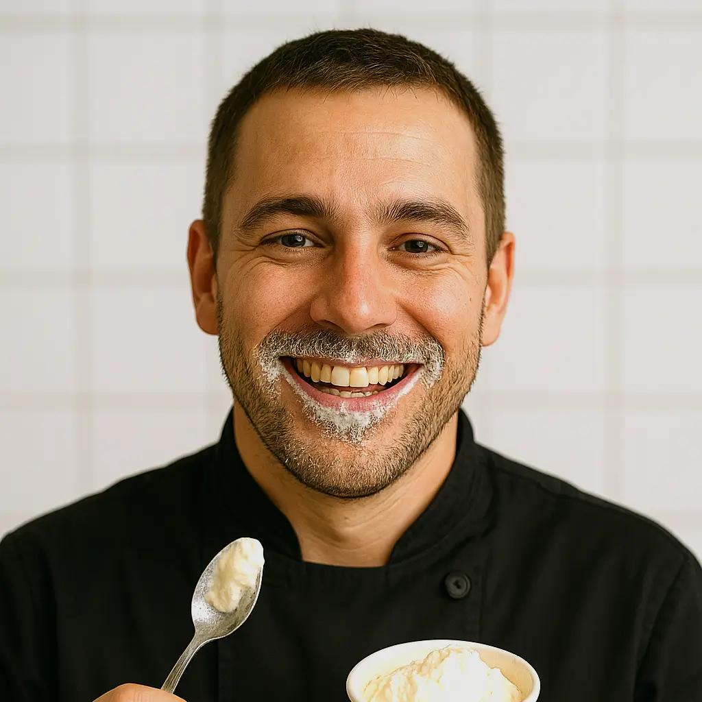 Glacier goûte glace artisanale Poignée d'Amour