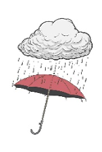 umbrella on a rainy day