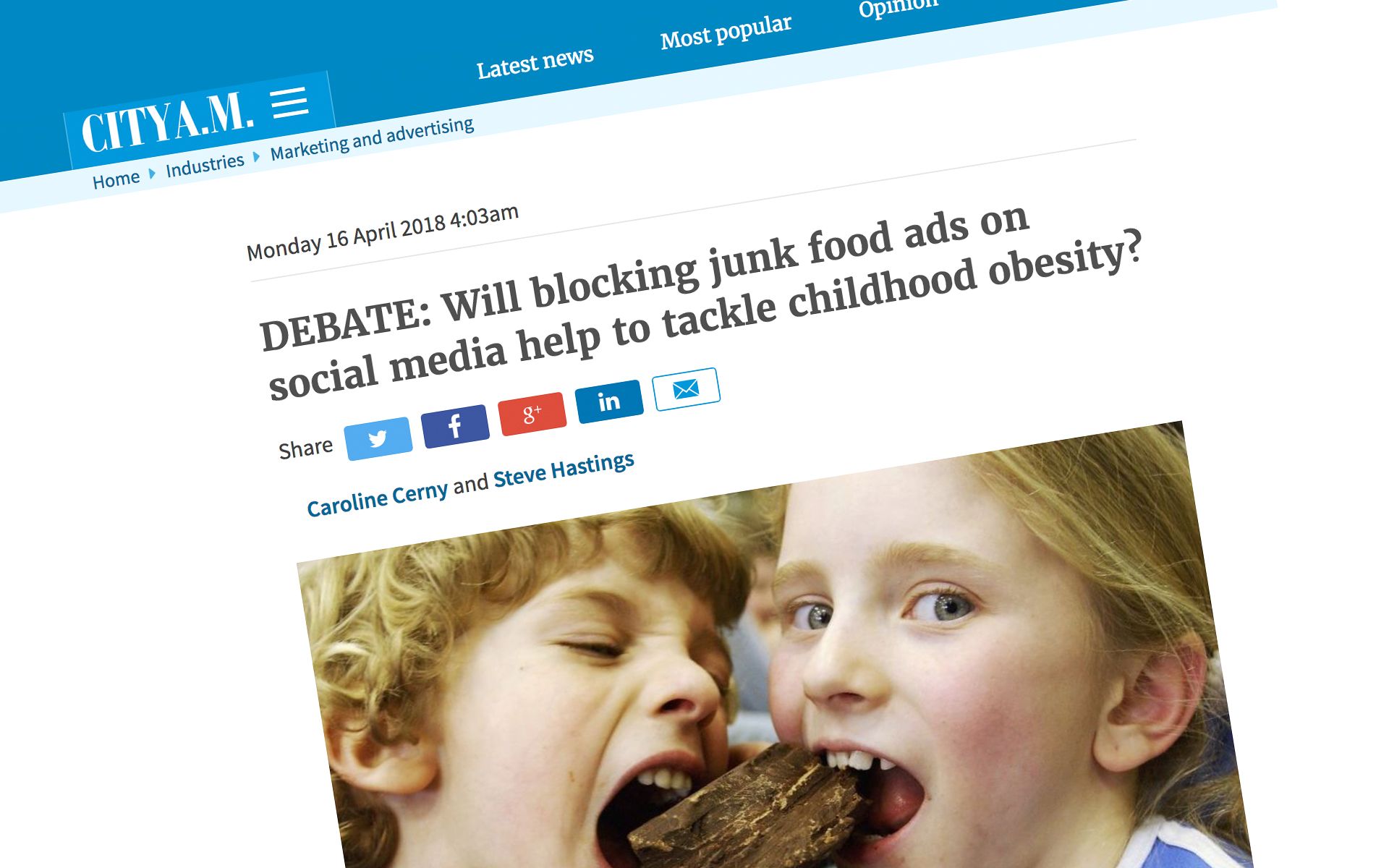 JUNK FOOD ADS