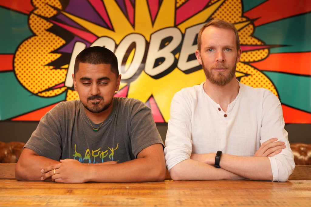 Adil and James at isobel