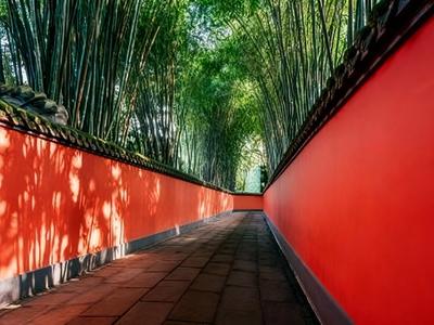 Red Wall Walkway