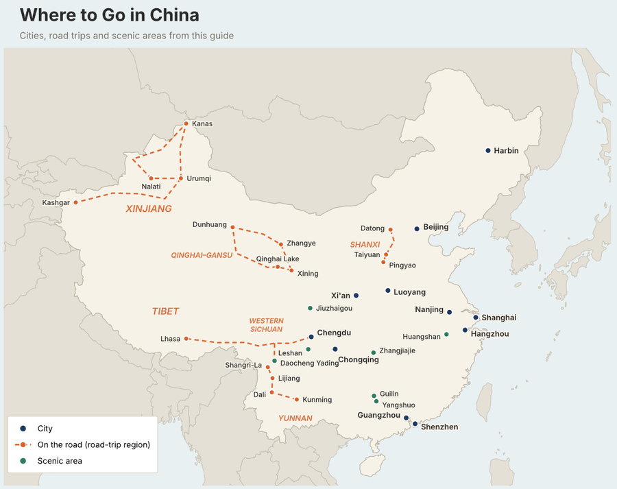 where to go in China