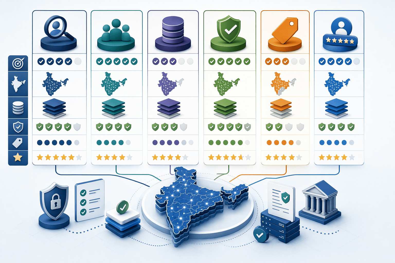 Illustration for: LinkedIn Contact Finder Comparison: Accuracy, Coverage, and Compliance for India