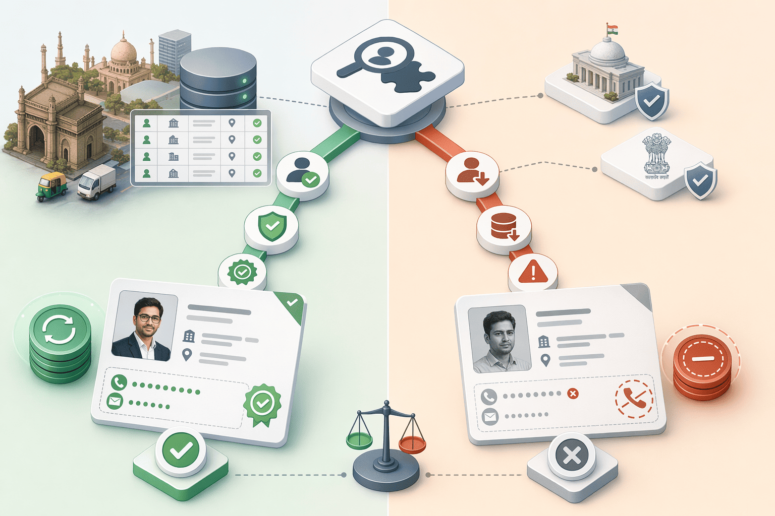 Illustration for: Chrome Extension Comparison: Accuracy, Coverage, and Pricing for Indian Contacts