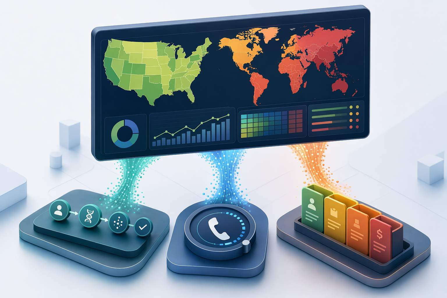 Illustration for: Apollo.io, 65-80% accuracy with regional variance