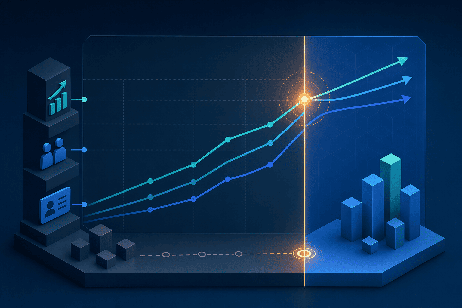 Illustration for: When to upgrade from affordable tools to enterprise platforms