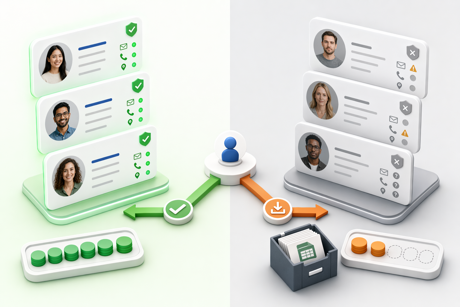 Illustration for: Why Verification Timing Matters for LinkedIn Contact Discovery
