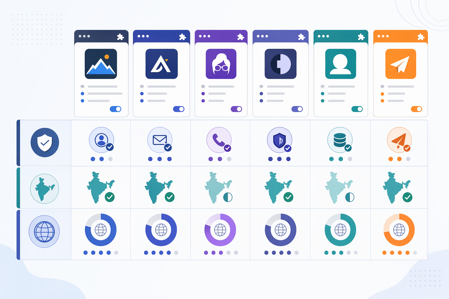 Illustration for: Chrome Extension Comparison: Verification Methods & Regional Coverage