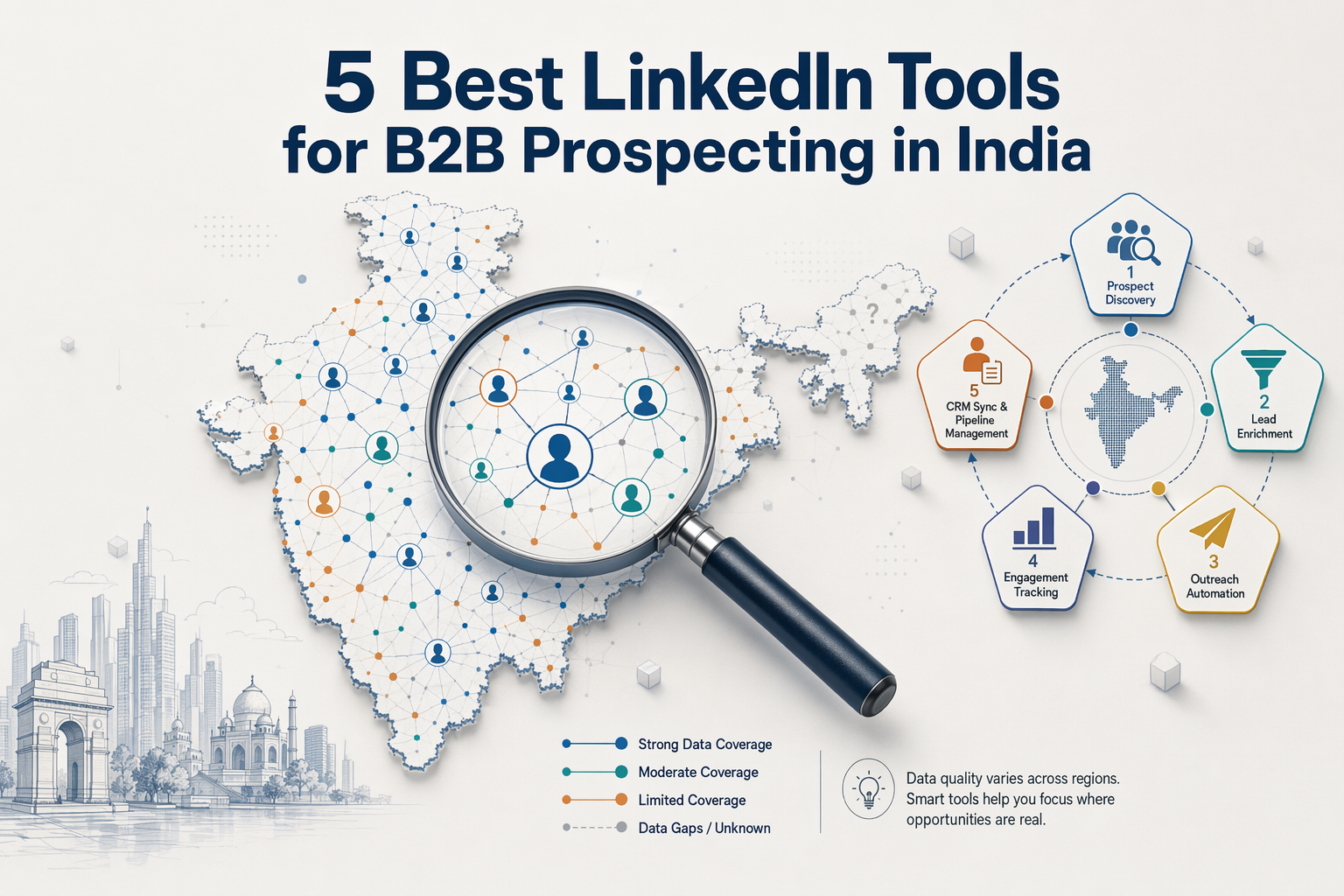 5 Best LinkedIn Tools for B2B Prospecting in India