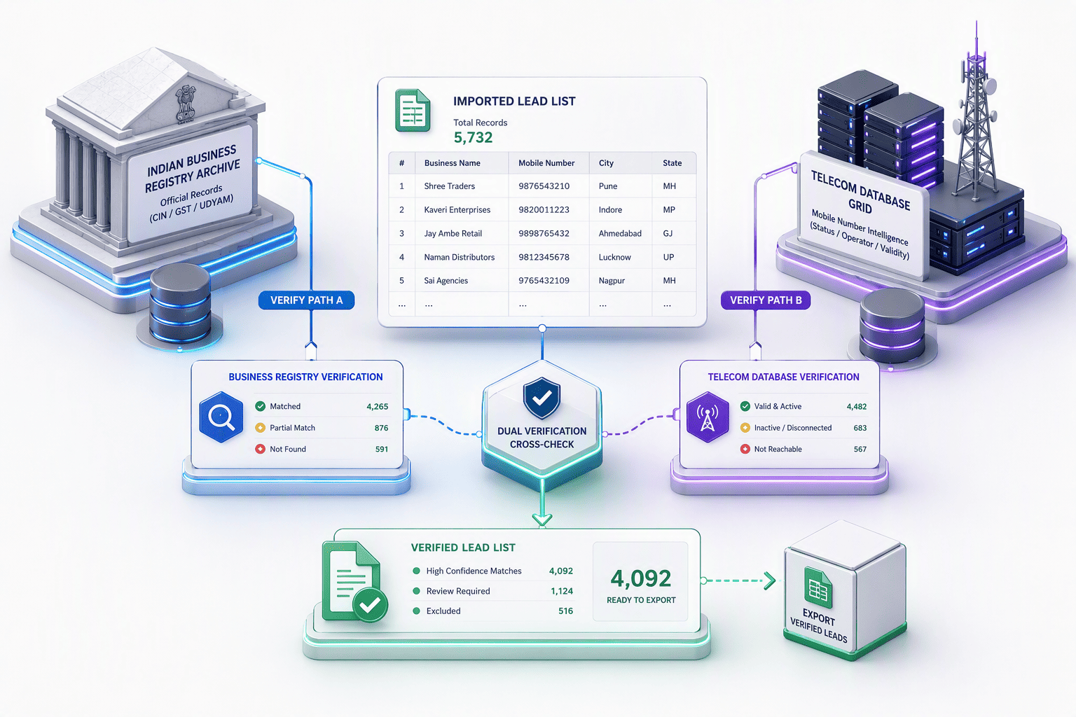 Illustration for 1. PeakAi, India-First Verification with Pay-Per-Use Agility