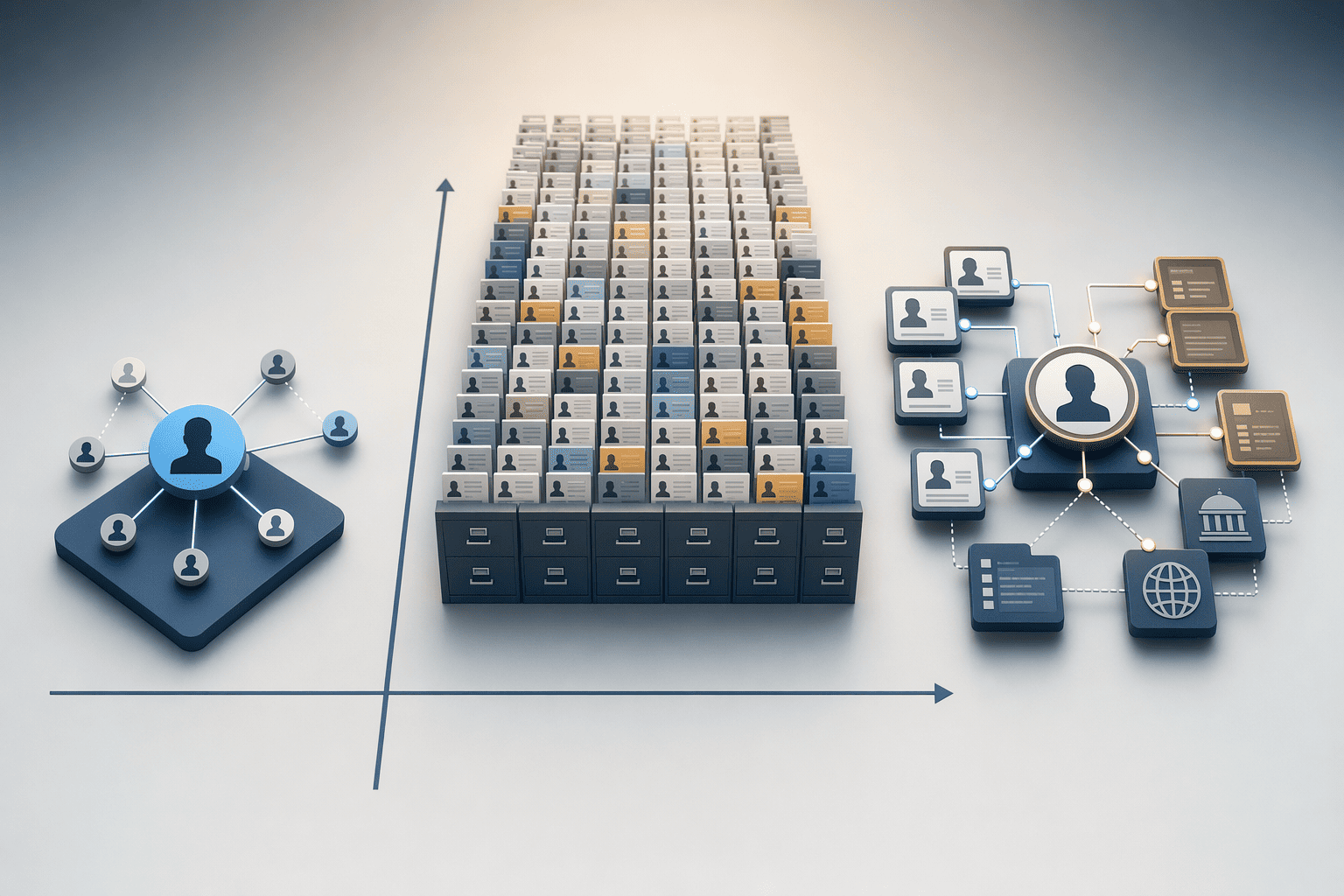 Illustration for: How to Evaluate Contact Discovery Tools: Regional Accuracy vs Database Size