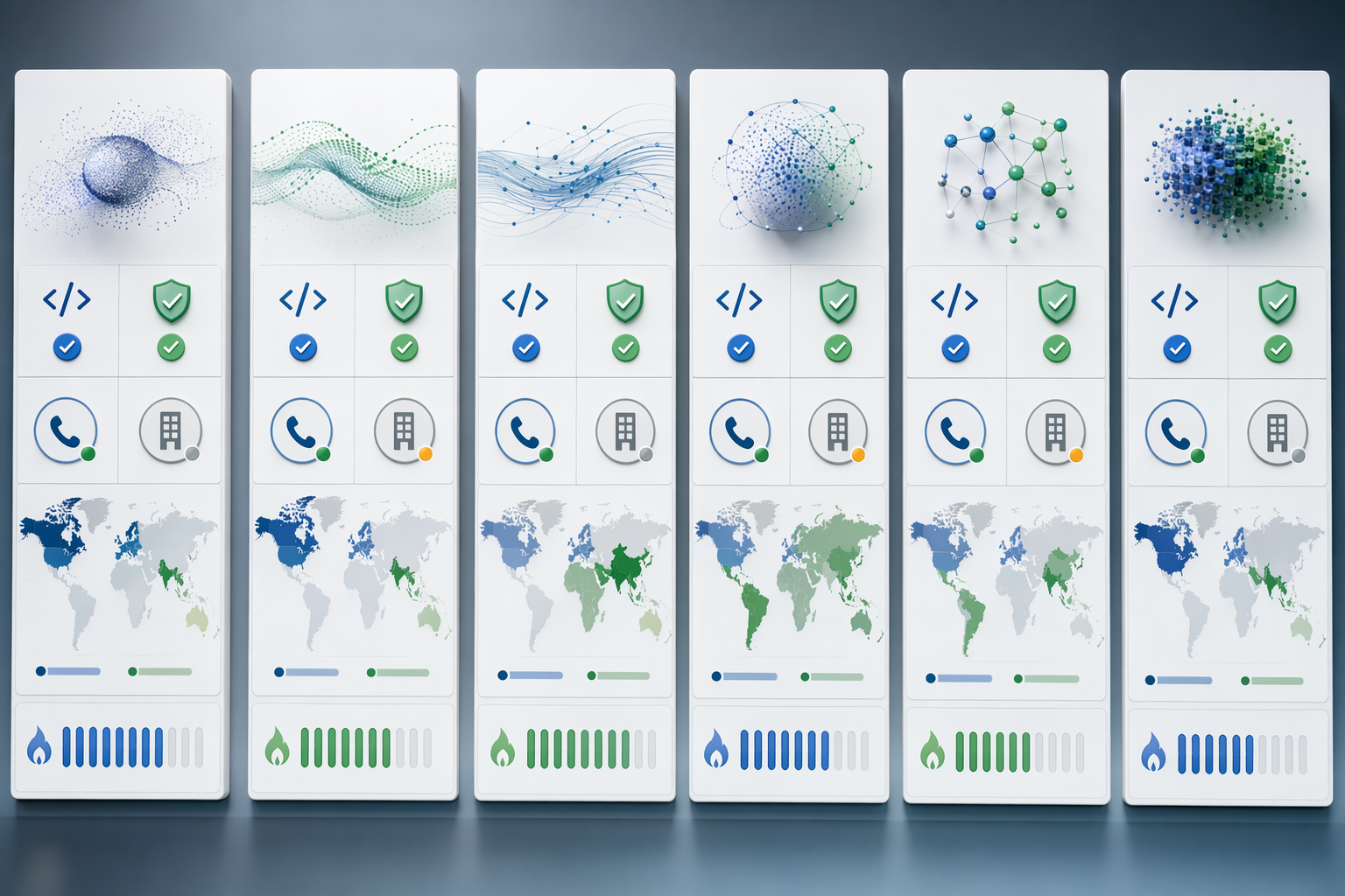 Comparison dashboard showing LinkedIn contact discovery tools with accuracy verification workflows