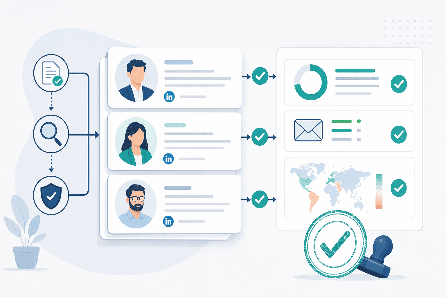 Illustration for: How to Test Contact Discovery Accuracy Before Committing Budget