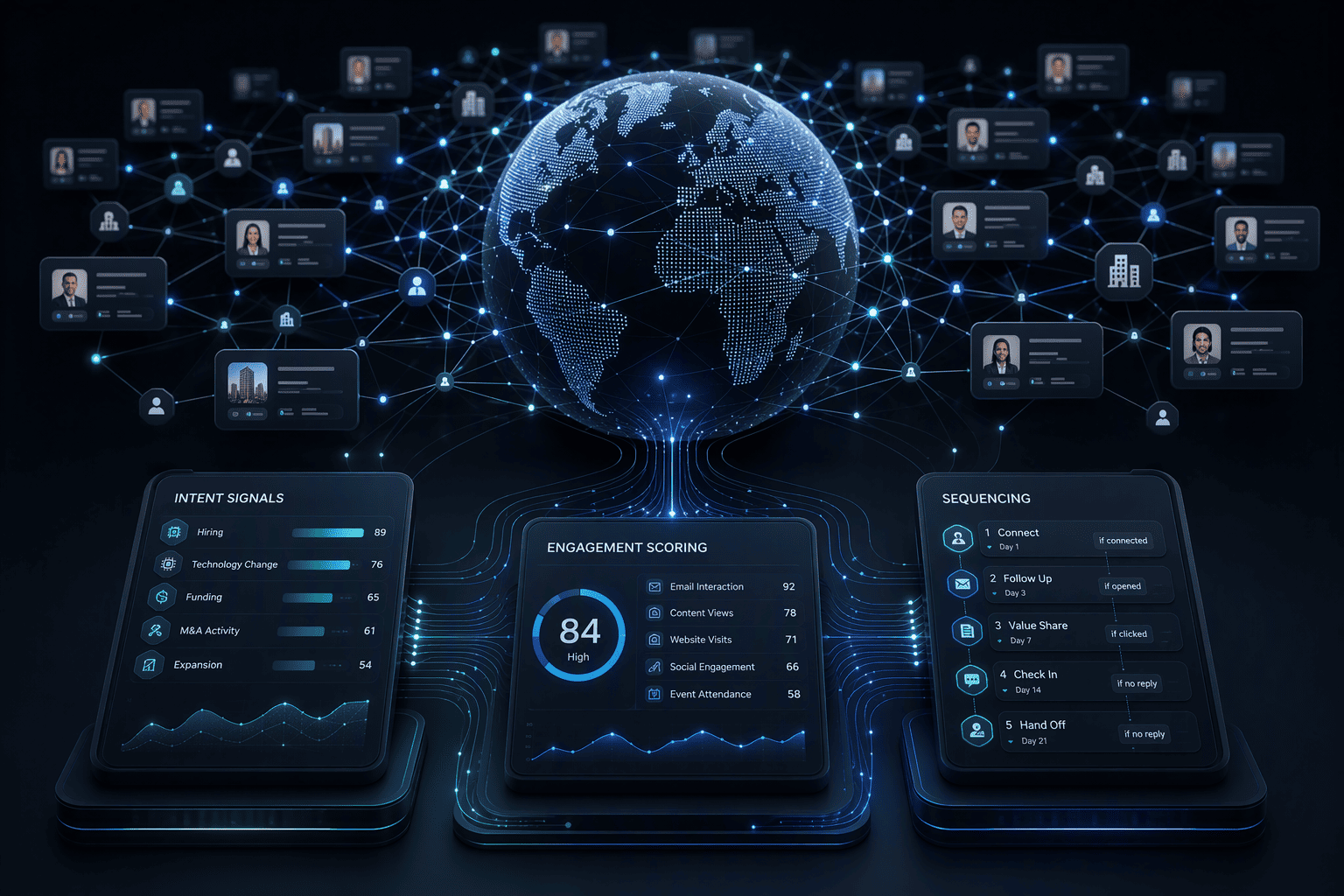 Illustration for 4. Apollo.io: Massive Global Database with Intent-Driven Filters