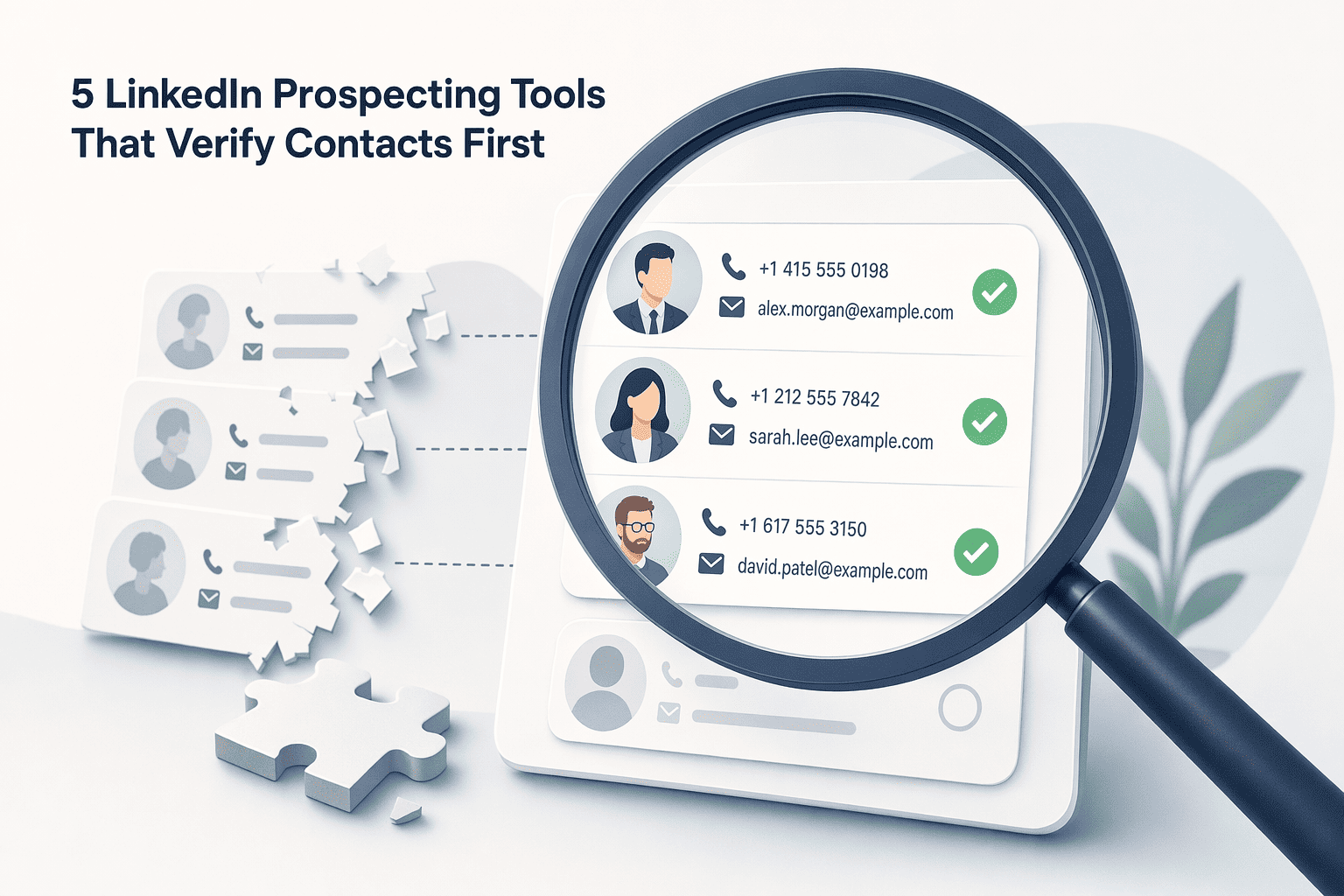 5 LinkedIn Prospecting Tools That Verify Contacts First