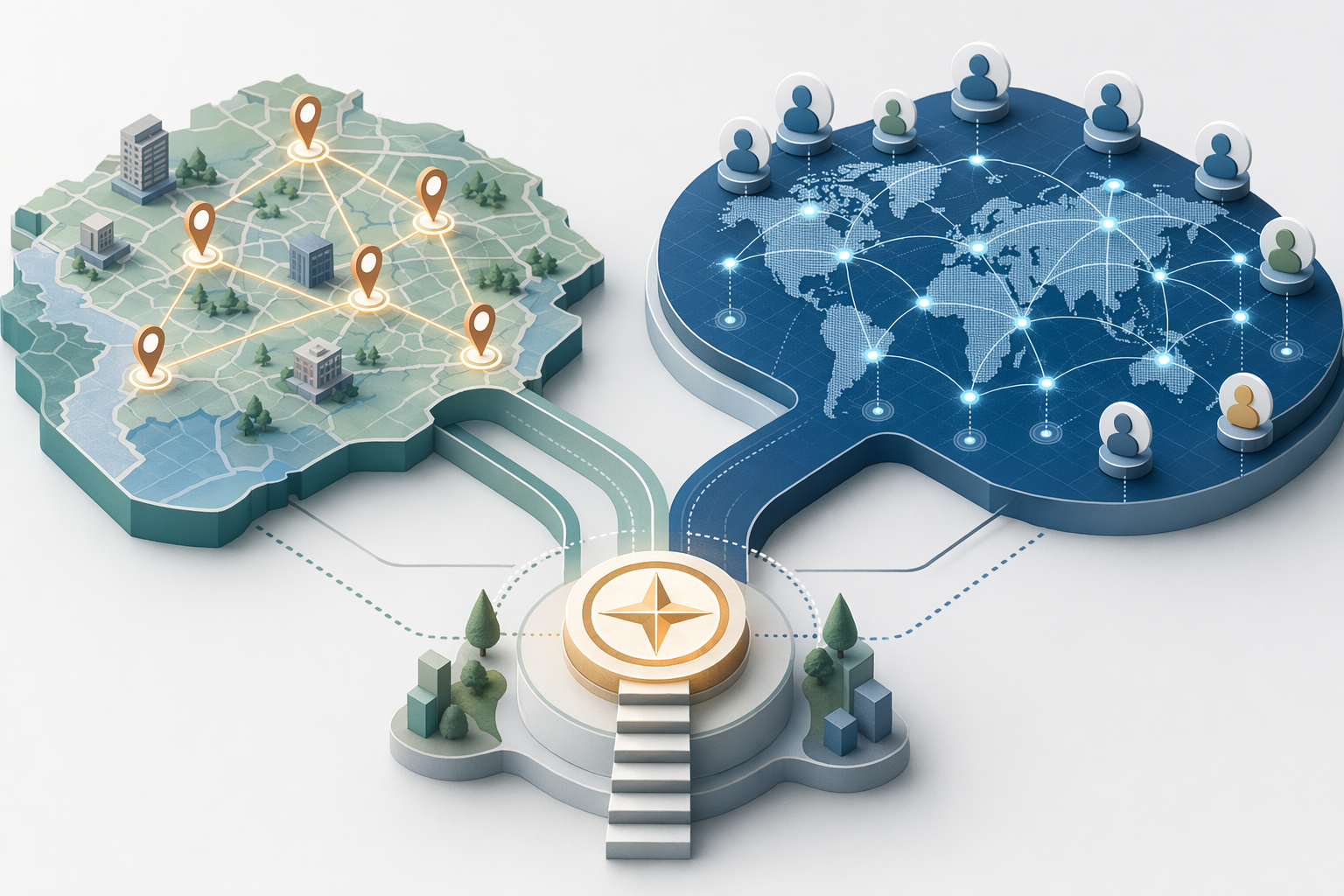 Illustration for: Best Contact Discovery Platform by Use Case: Regional Specialists vs. Global Dat