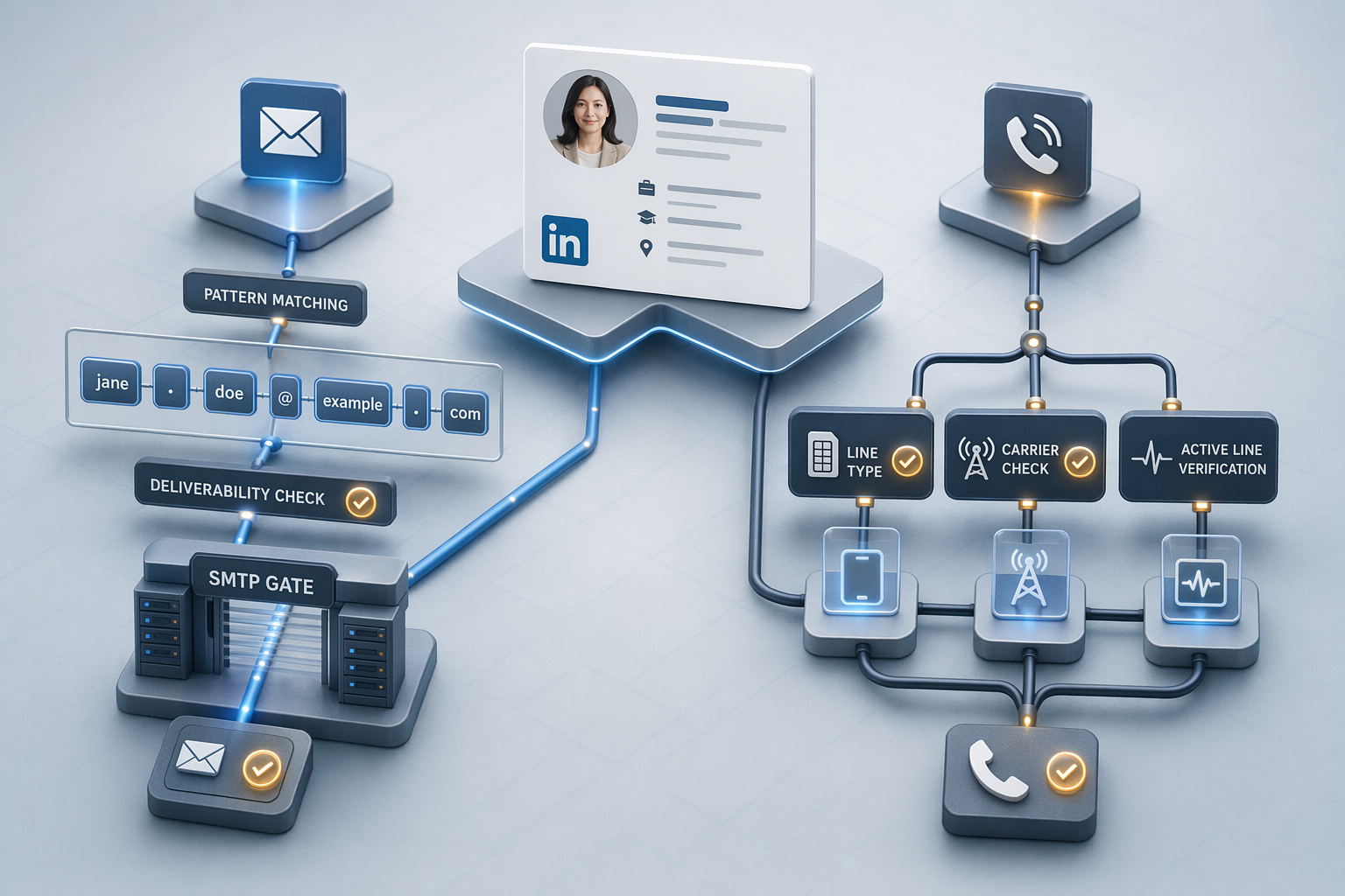 Illustration for: How to Evaluate Phone and Email Accuracy Claims