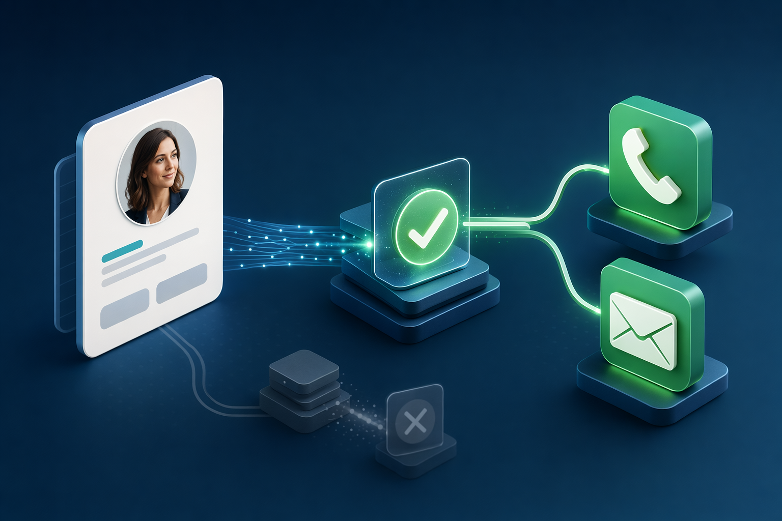 Illustration for: PeakAi: Pay-Per-Verified-Number with 91% Phone Accuracy