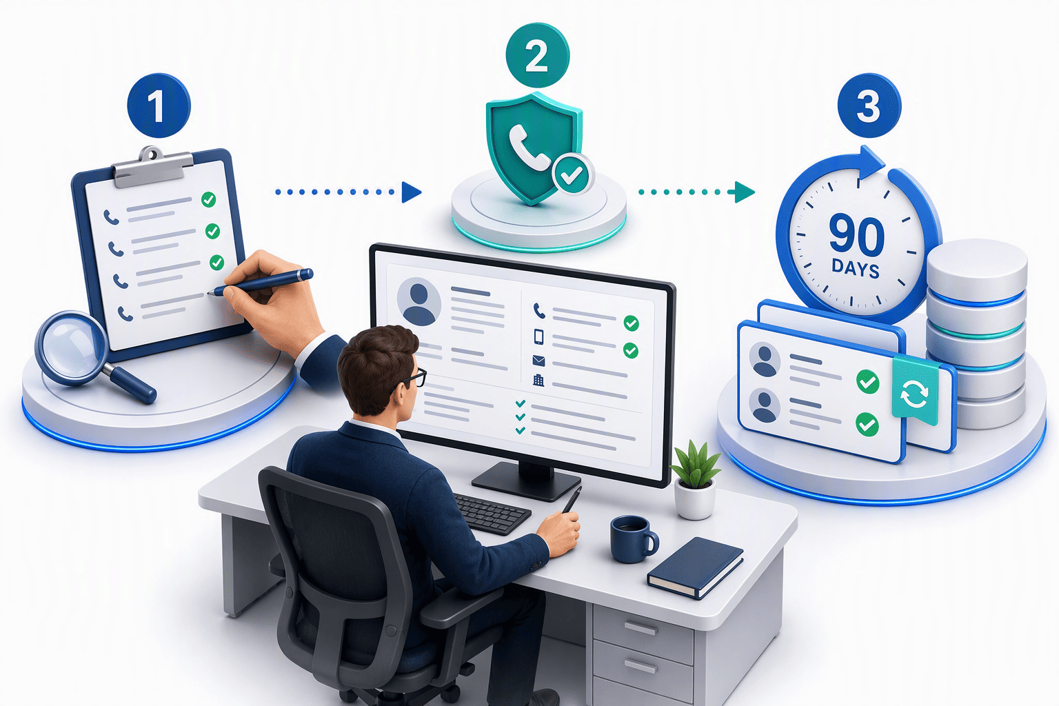 Illustration for 5. SalesIntel: The Human-Verified Alternative for Enterprise-Grade Contact Data